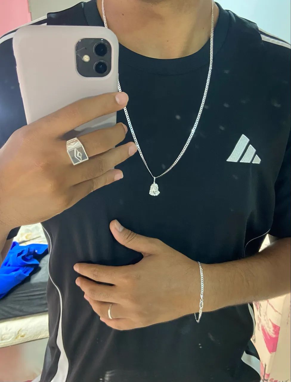 Corrente e pulseira prata 925 - Foto 5