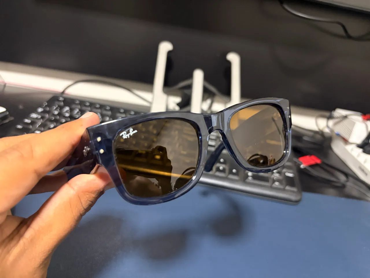 Óculos Ray Ban Mega Wayfarer - Foto 4