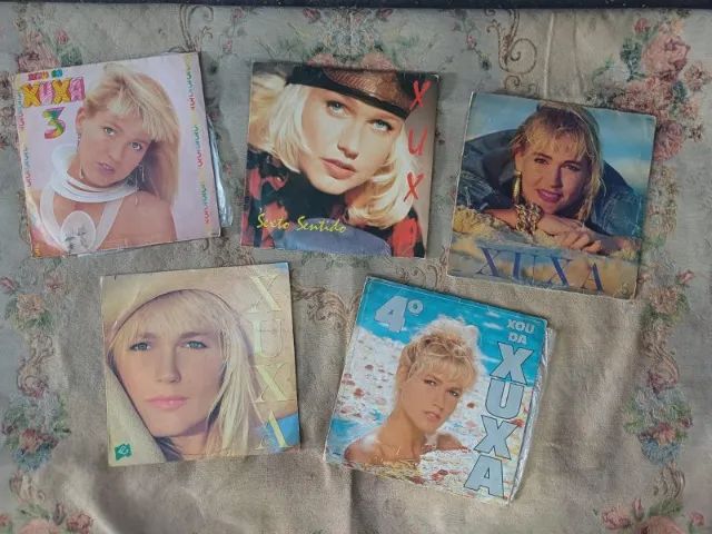 Conjunto discos Turma da Xuxa vendendo sem teste 