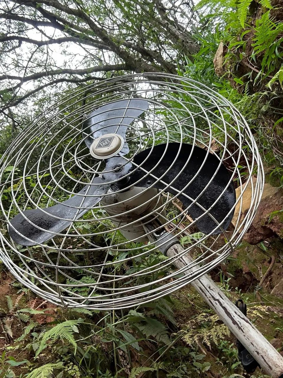 Ventilador antigo de ferro Faet funcionando  - Foto 4