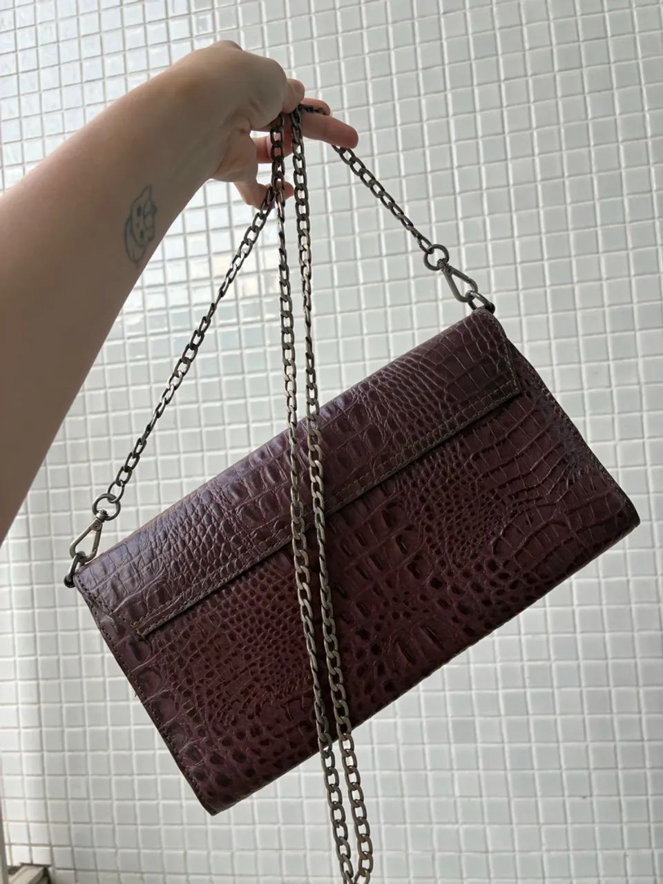 Bolsa couro marca A. brand - Foto 2