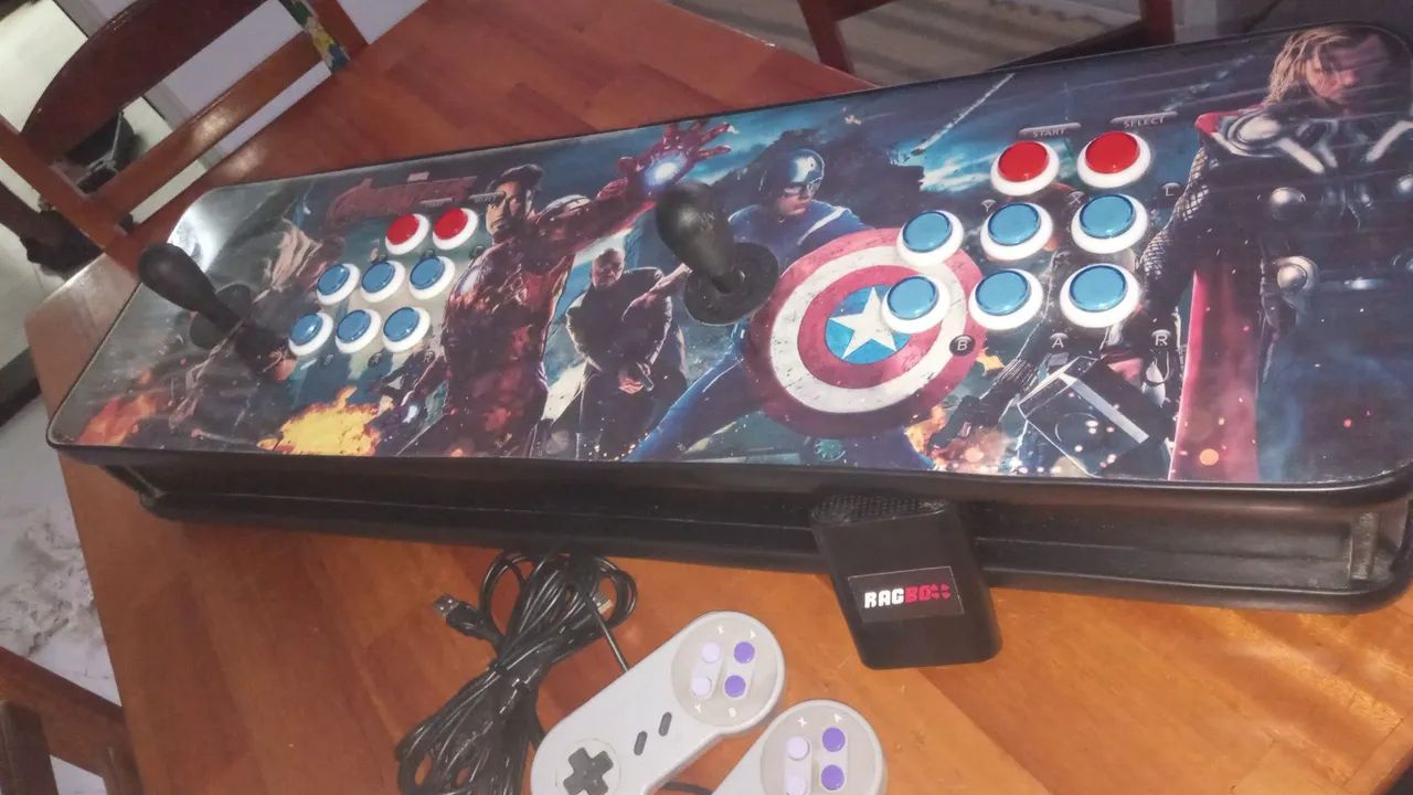 Console super Nintendo com mais de 1000 jogos . Dois controles com extensor de cabo .  - Foto 2