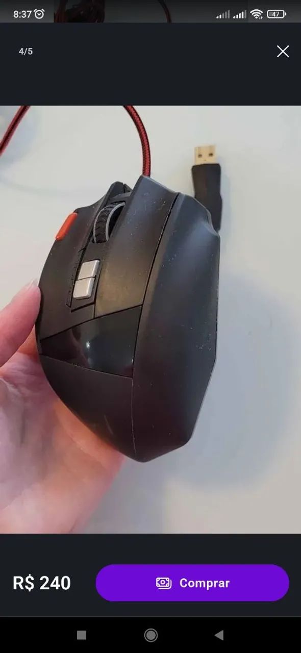 Mouse gamer Multilaser (zero) - Foto 4