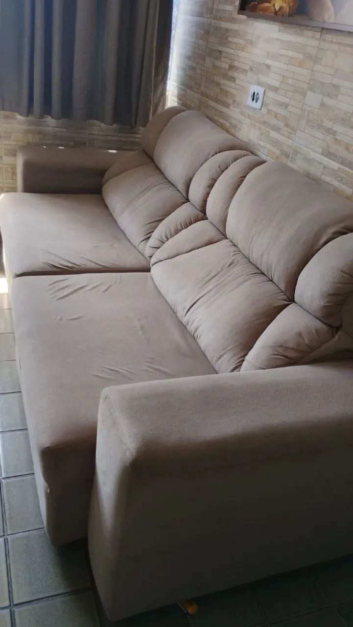 Sofá retrátil e Reclinável em ótimo estado 