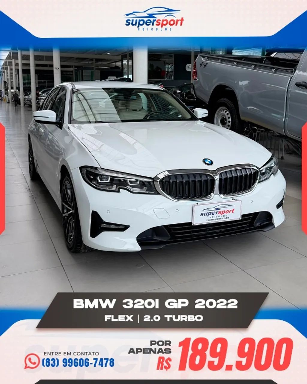 BMW 320I A 2.0 Turbo/activeflex 16V 184cv 4P 2022