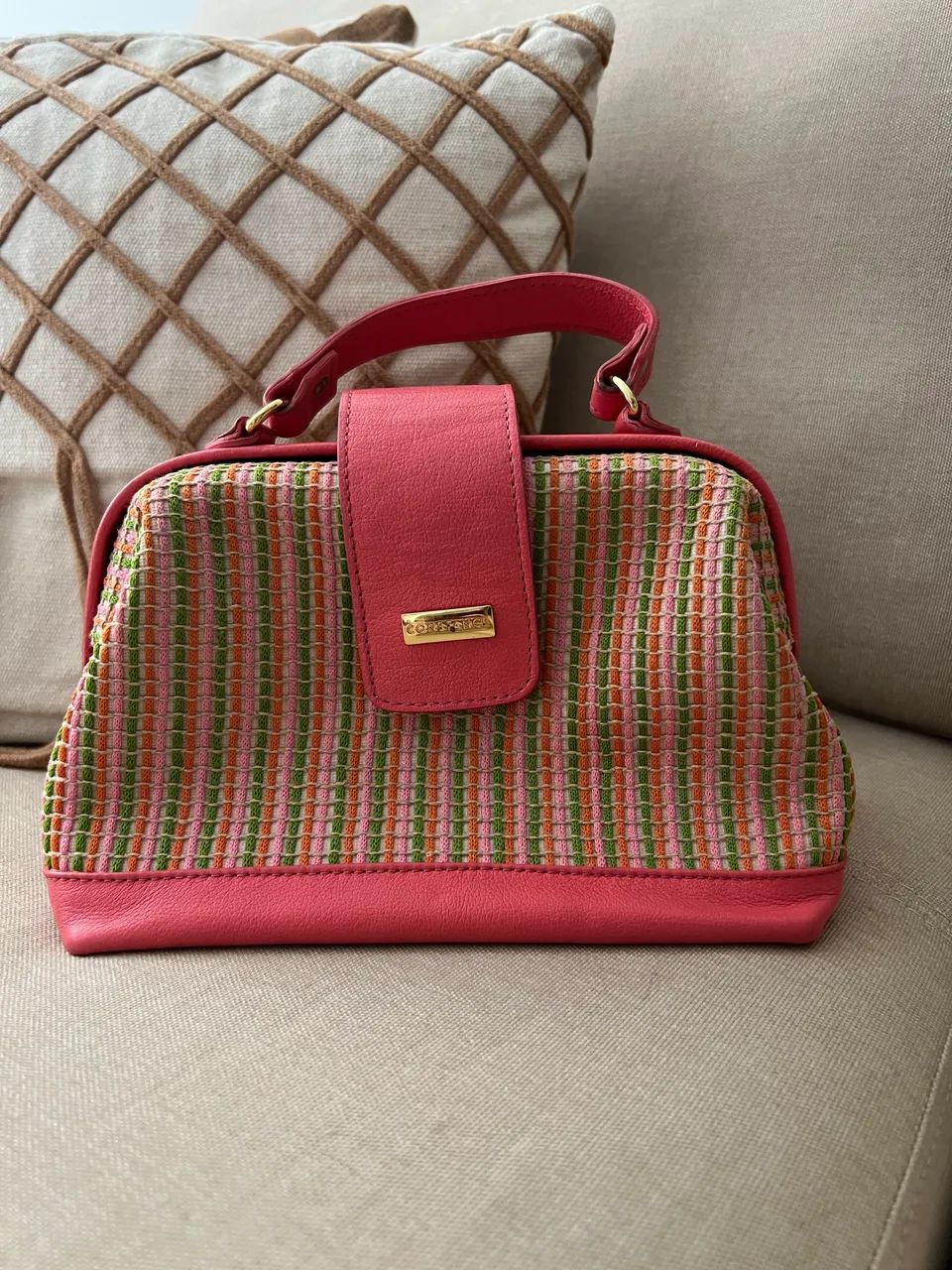 Bolsa Baú Trançada Constance