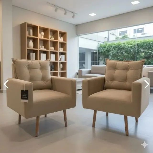 POLTRONAS NOVAS QUADRADA - Foto 2