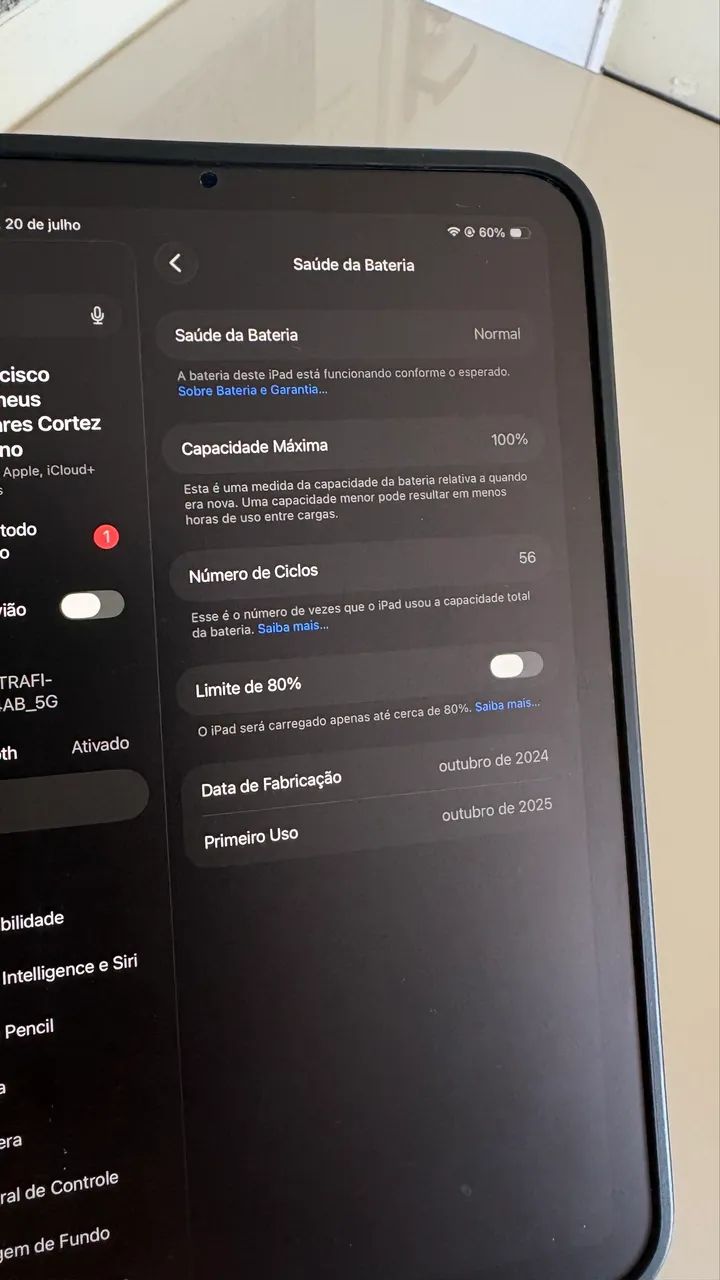 iPad mini 7 A17 Pro 512GB + capa e caneta - Foto 4