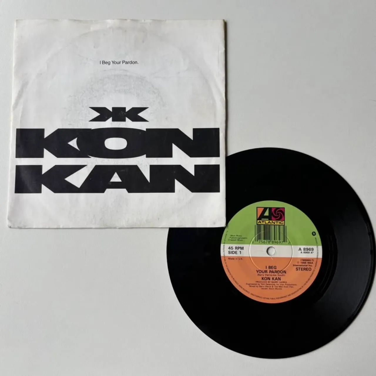 Kon Kan I Beg Your Pardon Vinil Compacto Importado UK 1988