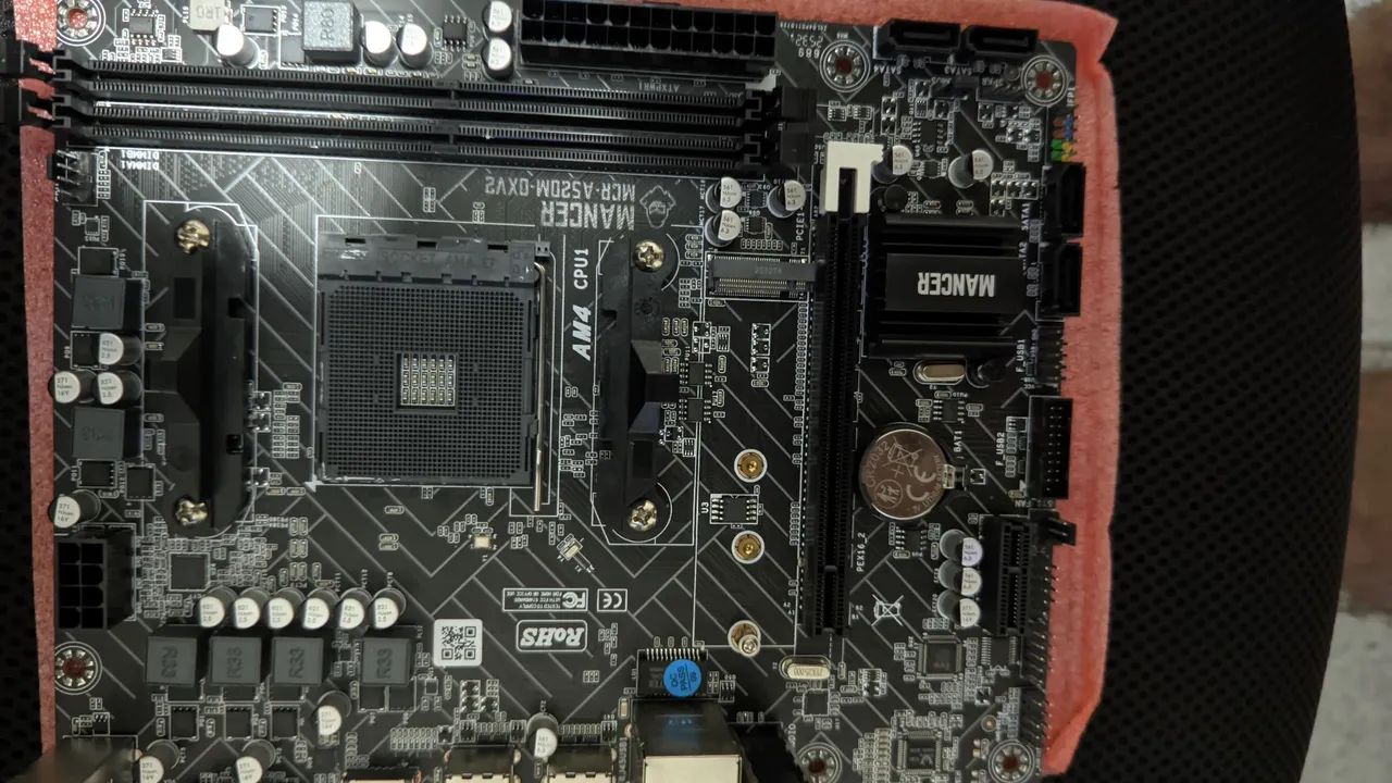 Placa Mae Mancer A520M DX e Cooler Mancer