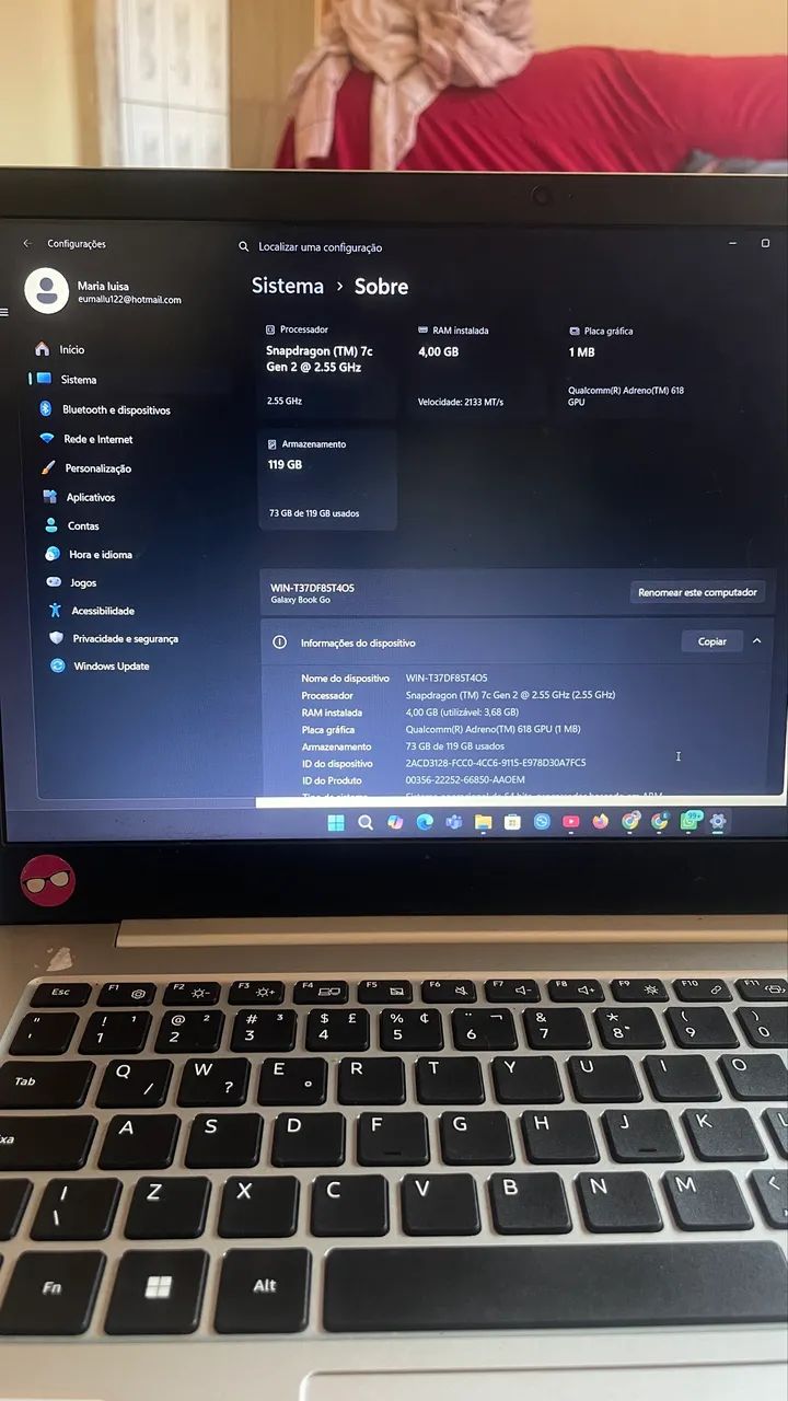 Notebook galaxy book go - Foto 5