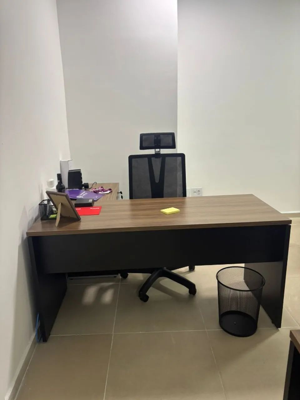 VENDE-SE MESA EM L COM GAVETEIRO  - Foto 3