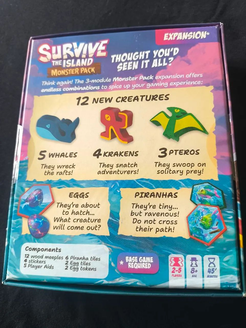 Survive: the Island pacote monstro. Jogo de tabuleiro, boardgame.(Lacrado) - Foto 2