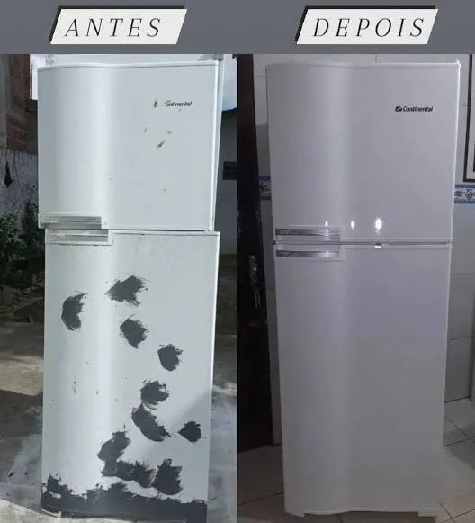 Restauração e pintura de geladeiras e freezer 