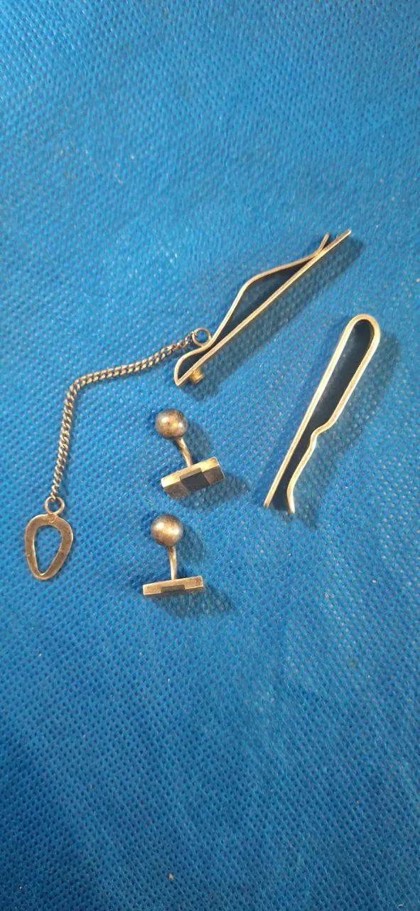 abotuaduras e prendedores de gravatas - Foto 3