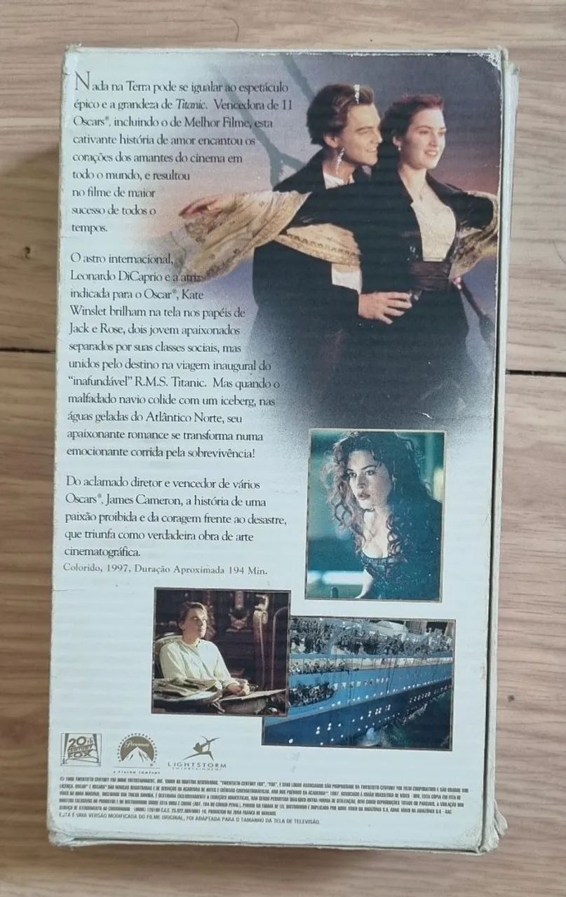 VHS Titanic Legendado - Foto 3