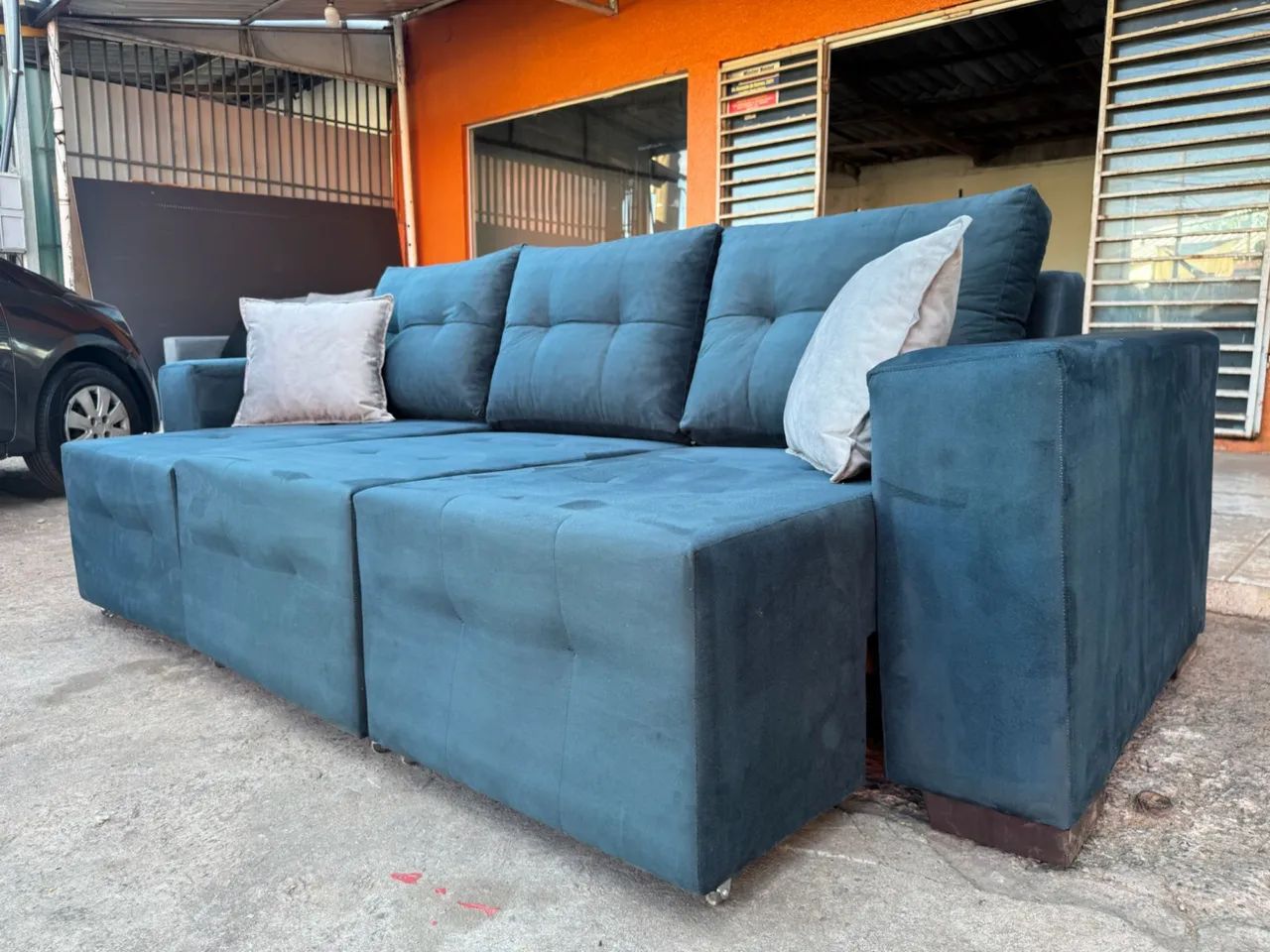 Oferta! Sofá Retrátil modelo 3 Lugares  - Foto 4