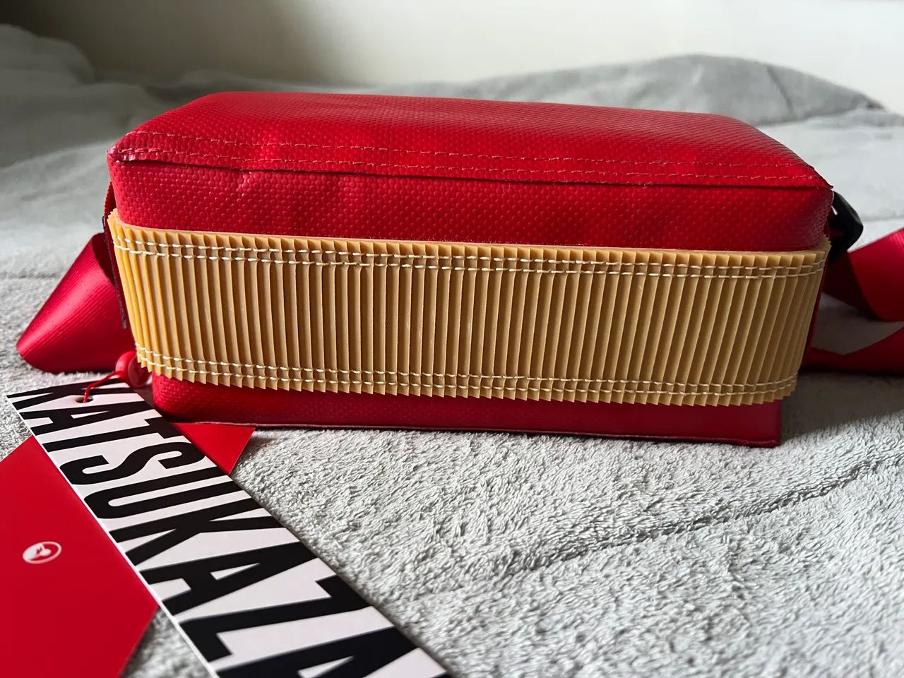 bolsa ciabatta katsukazan vermelha - Foto 3