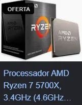 processador ryzen 7 5700x