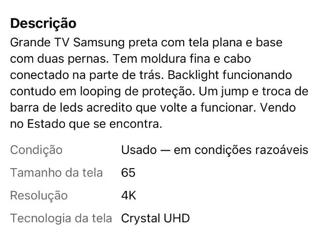 Televisão 65 polegadas  - Foto 3