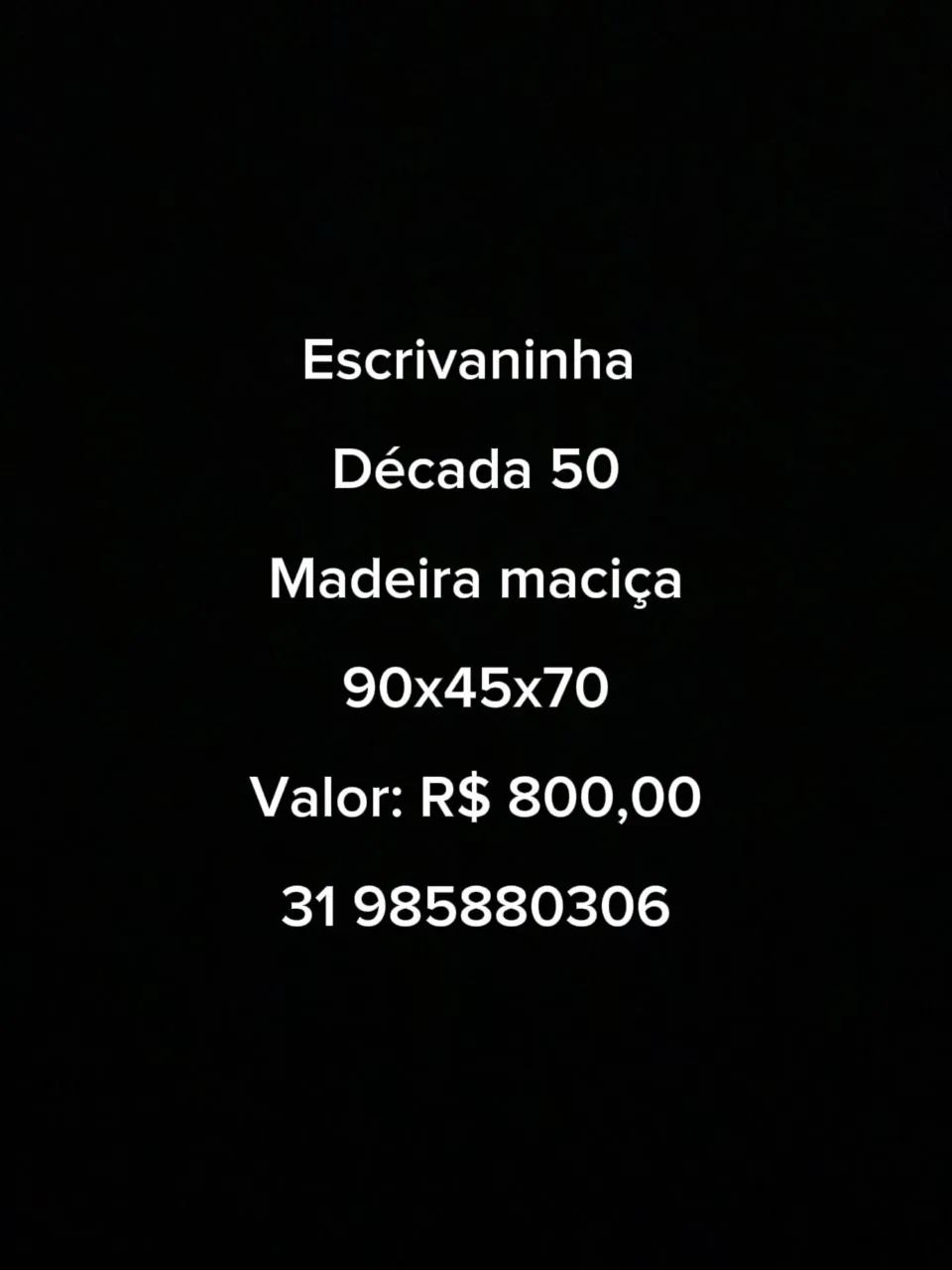 Vendo escrivaninha antiga - Foto 4