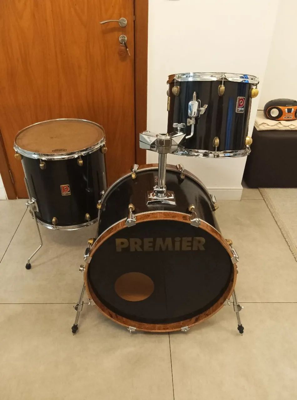 ## RARIDADE ABSOLUTA!! Shell pack de bateria Premier XPK 75th Anniversary, 1997, 13,16,22!