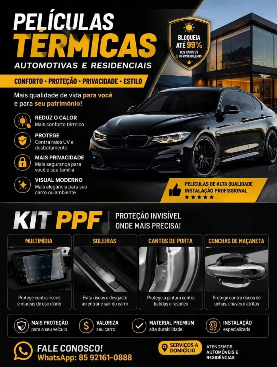 Fume automotivo e residenciais 