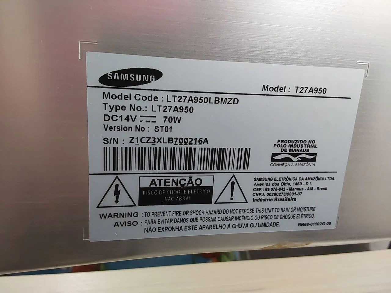 Monitor Samsung syncmaster TA950 fullHD 3D Led TV Monitor 27 polegadas - Foto 4