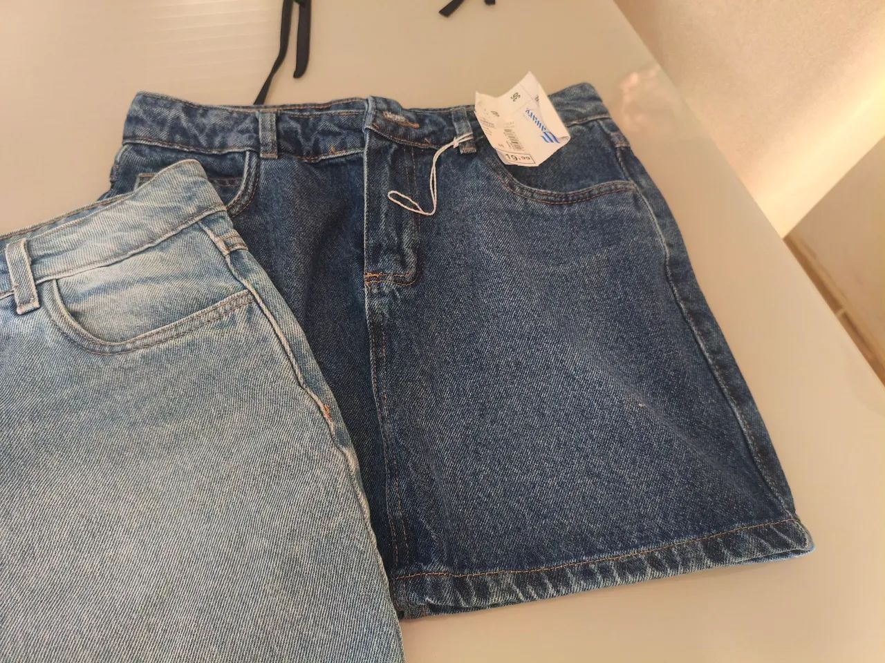 Saias jeans Tam 36 veste 36/38  - Foto 5