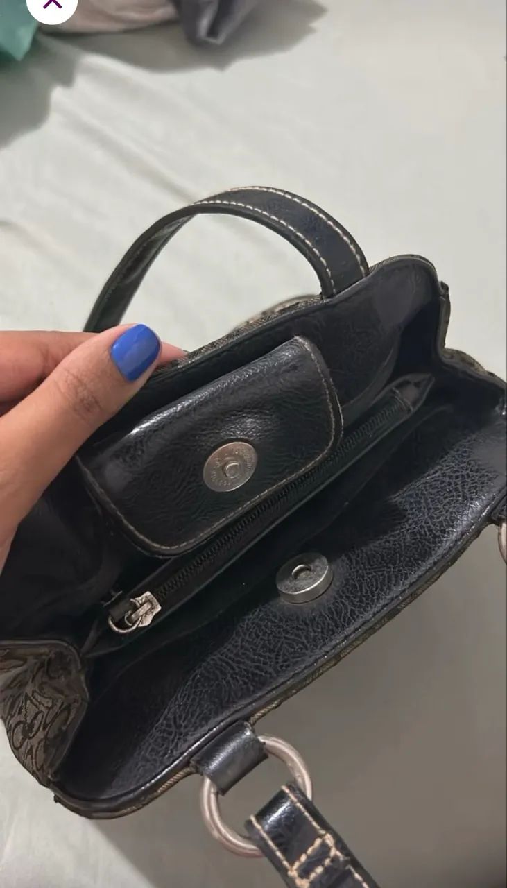 bolsa rosetti vintage marrom - Foto 3
