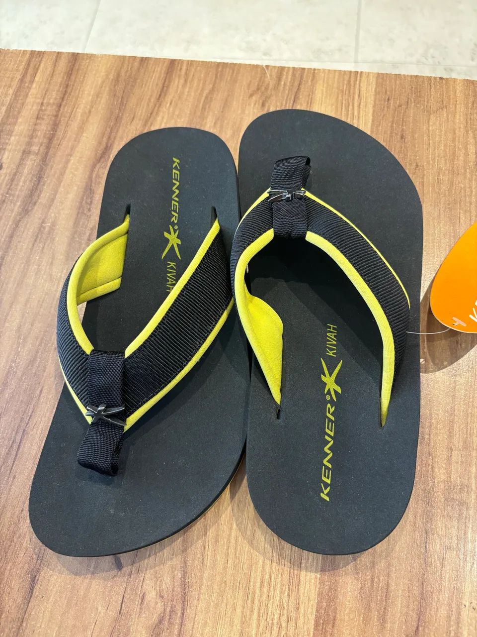 Sandália Kenner Action Gel Original - Preta com Amarelo- Nova  - Foto 3