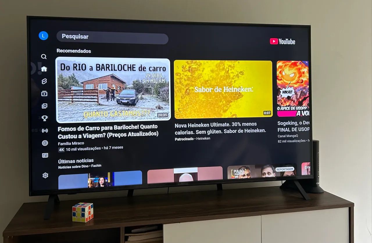 Smart TV LG 4K 55? com nota fiscal. - Foto 5