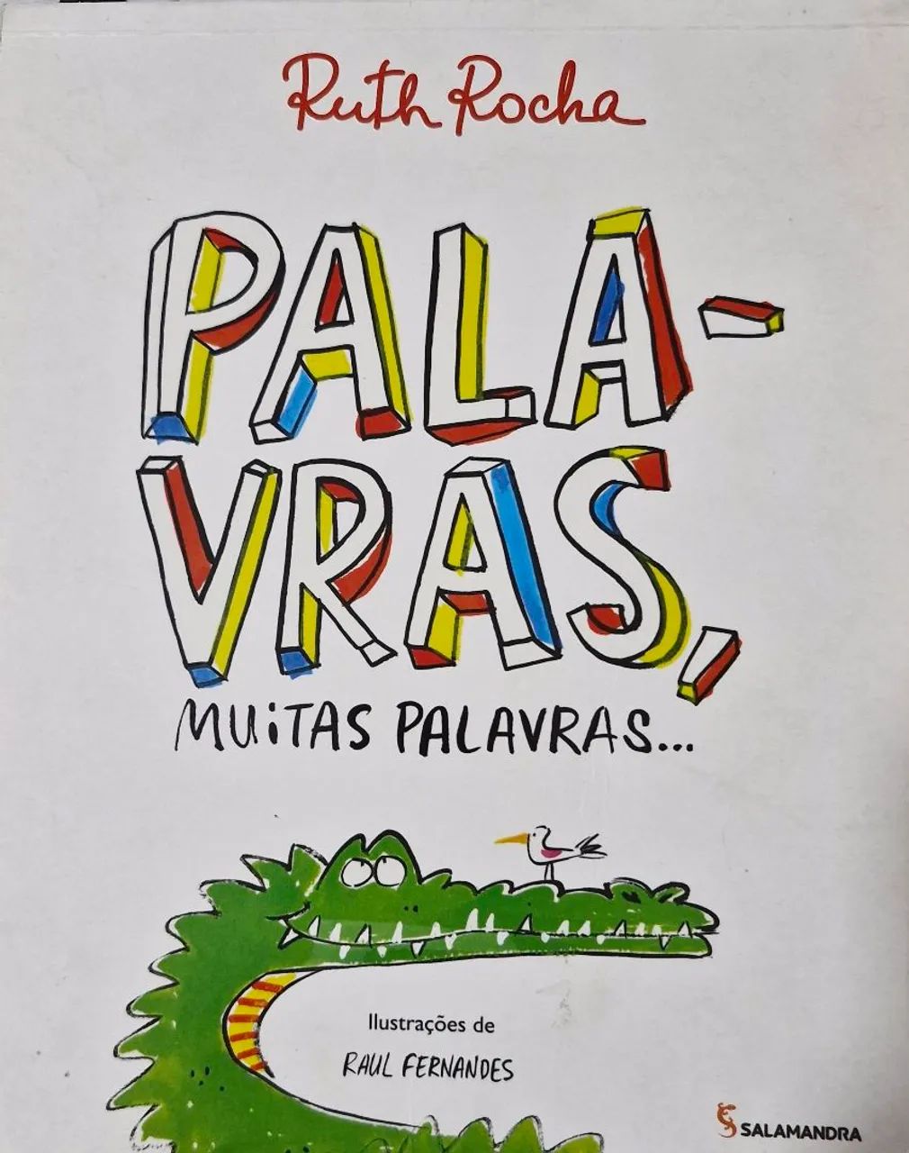 livro palavras muitas palavras , ruth rocha