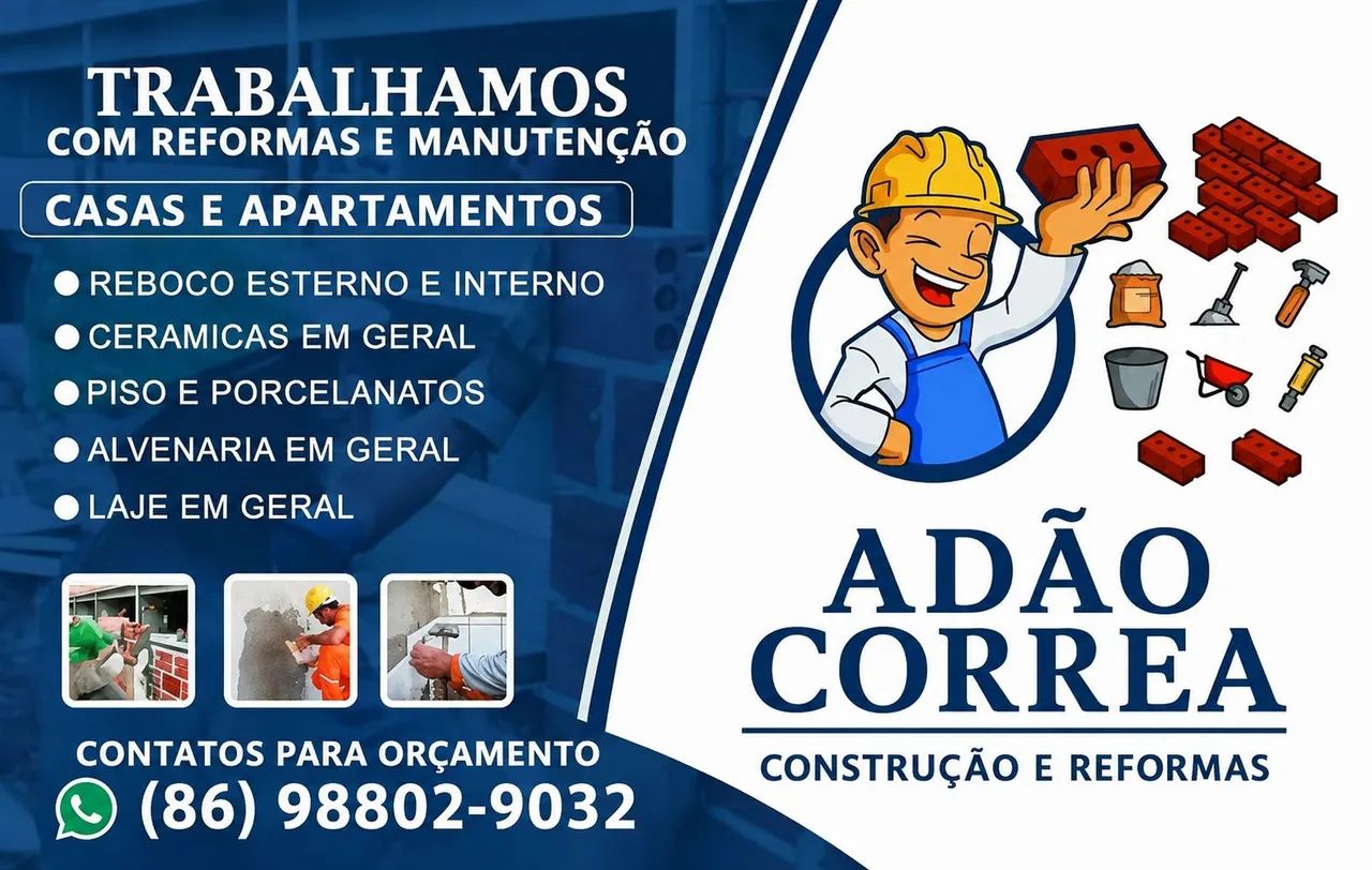Pedreiro reforma em geral
