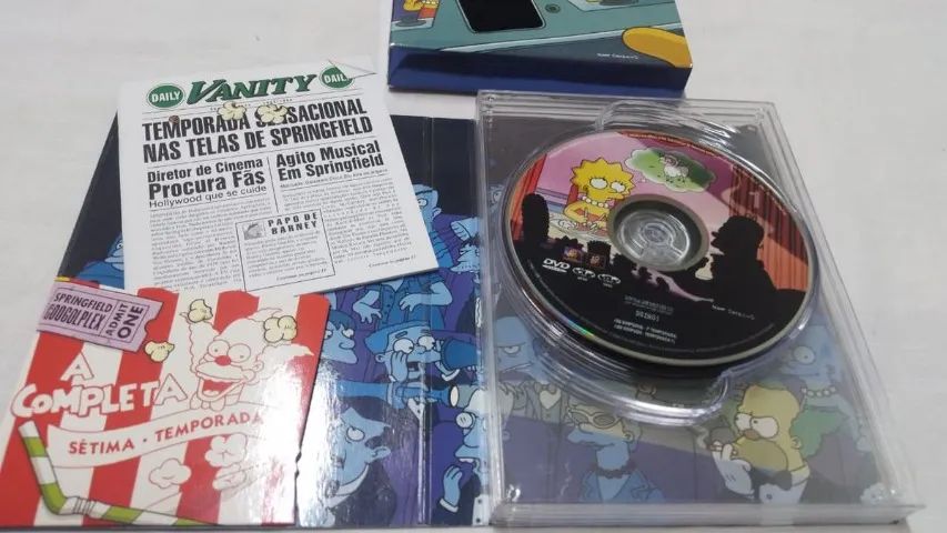 DVD Box Quadruplo Os Simpsons - A 7ª Temporada Completa - Edição Para Colecionador (23955) - Foto 3