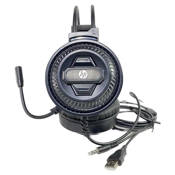Headset Gamer Com Microfone Conexão P3 + USB Para Led - HP  - Foto 4
