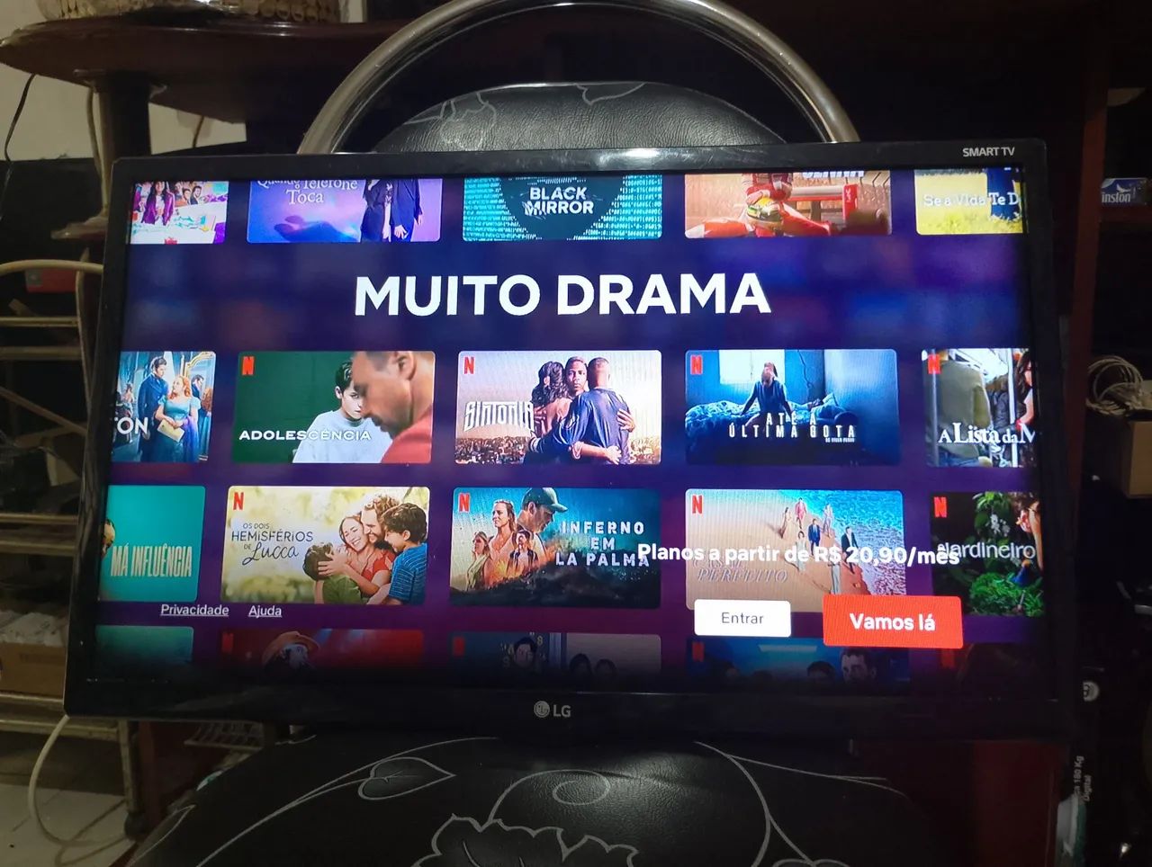Tv LG Smart WebOs 24-polegadas 