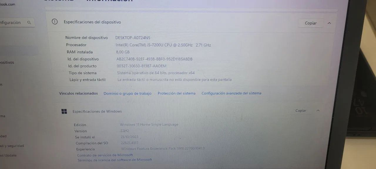 Notebook Core i5 7ª Geração + 8GB RAM | Windows 11 | Funcionando - Foto 3