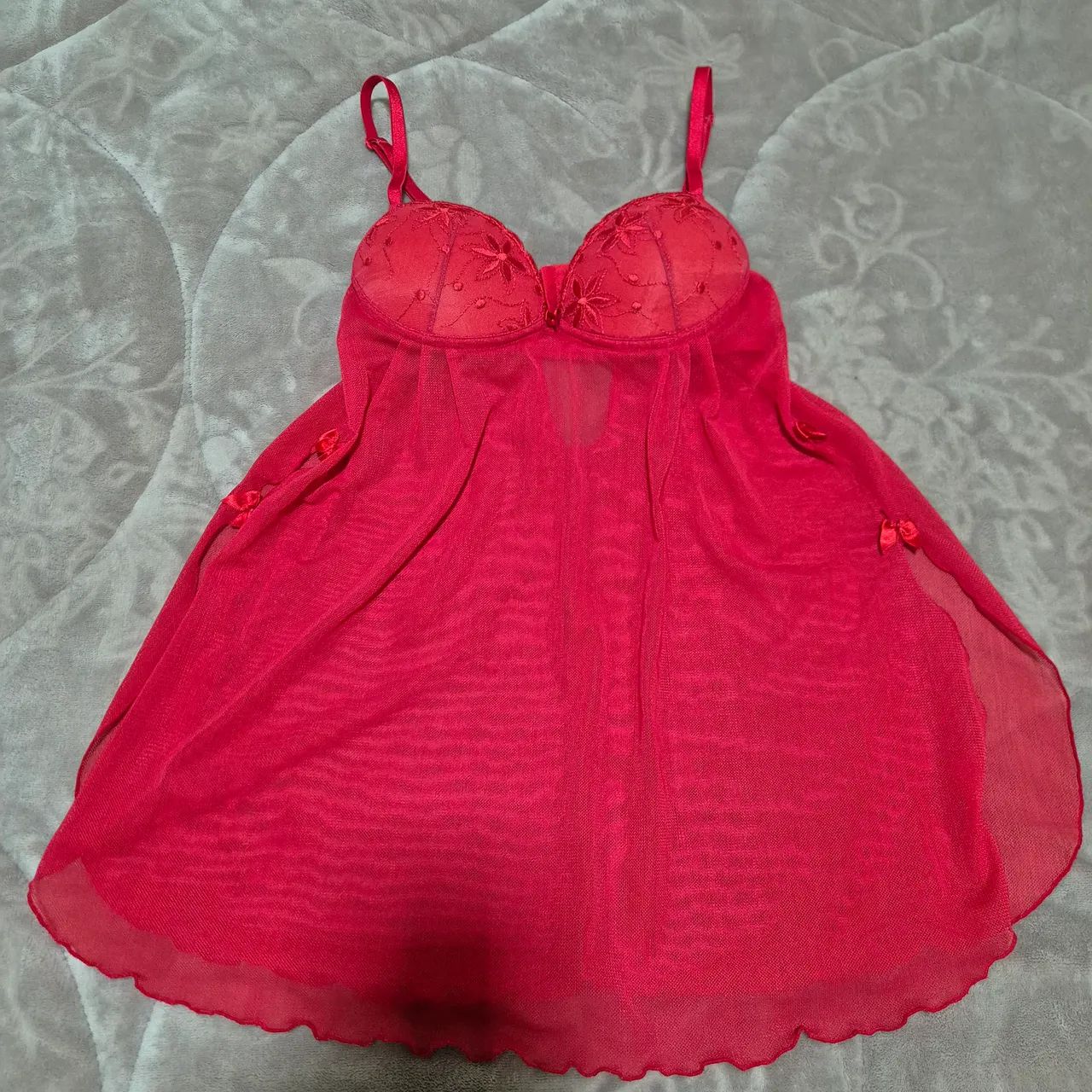 Lingerie Camisola Vermelha P