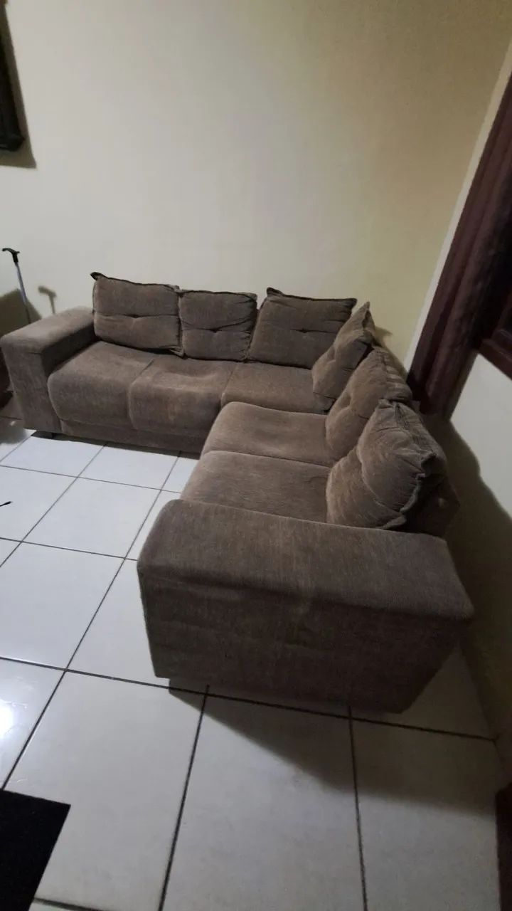 Sofá de canto de tecido. - Foto 2