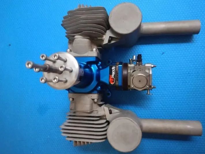 Motor aeromodelo Torch 180cc bicilíndrico  - Foto 2