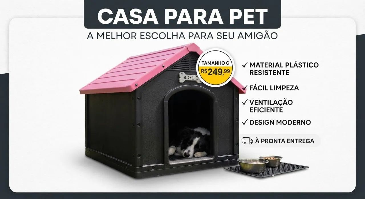 Vendo Casa de Pet Grande - Foto 2