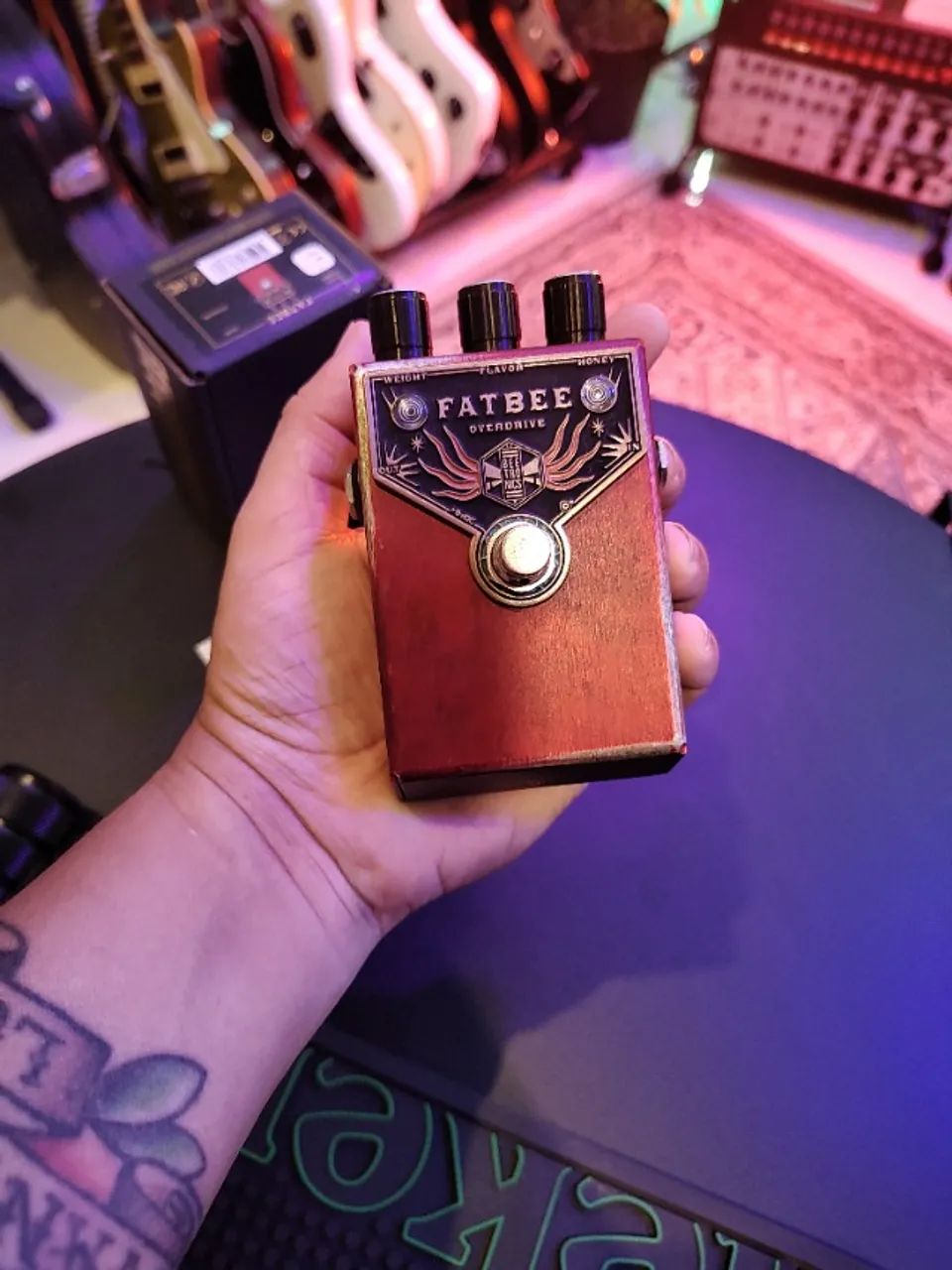 Pedal Beetronics Fatbee impecável nunca usado!  - Foto 2