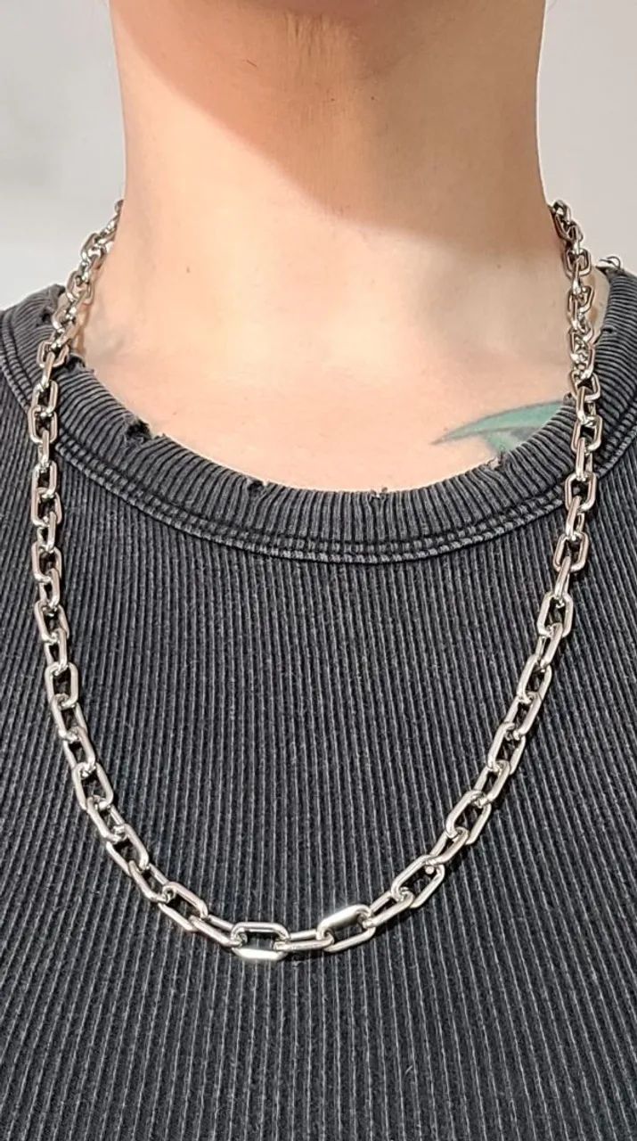 Colar Corrente Urban Style Prateado