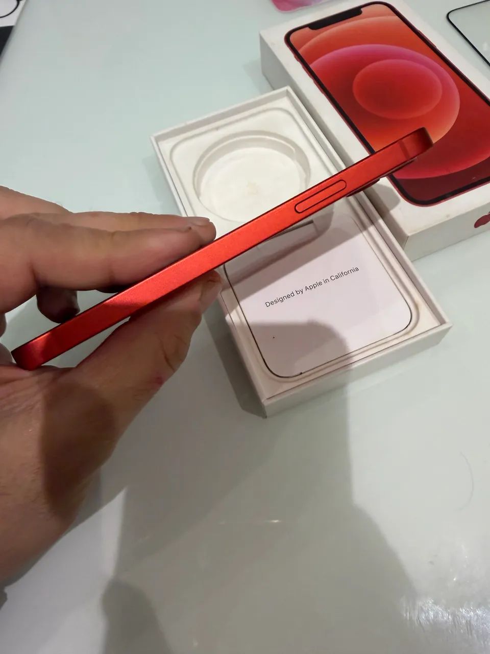 Iphone 12 256gb Ed Limitada Vermelho Bat Nova - Foto 4