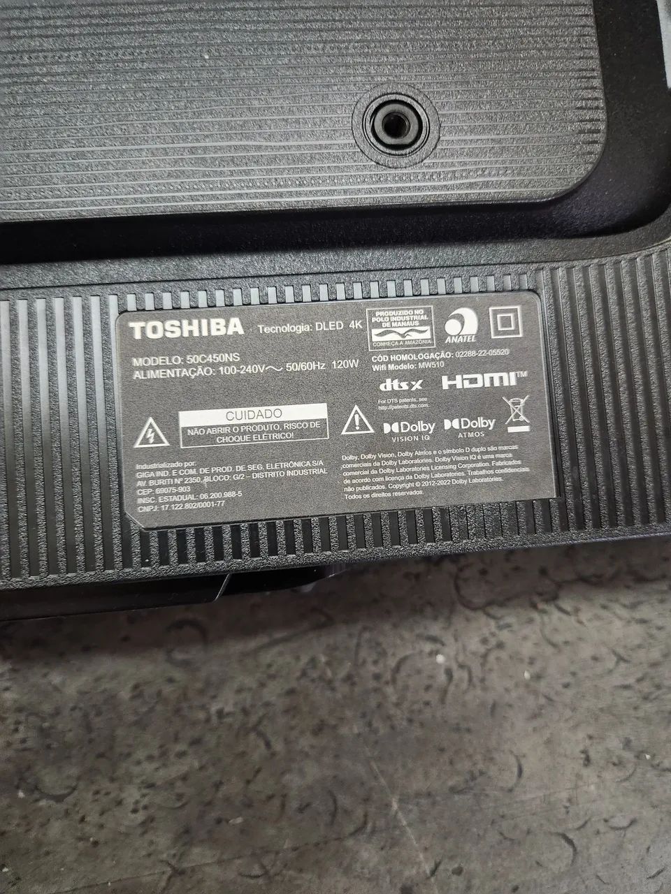 Tv Toshiba 50 polegadas tela quebrada  - Foto 2