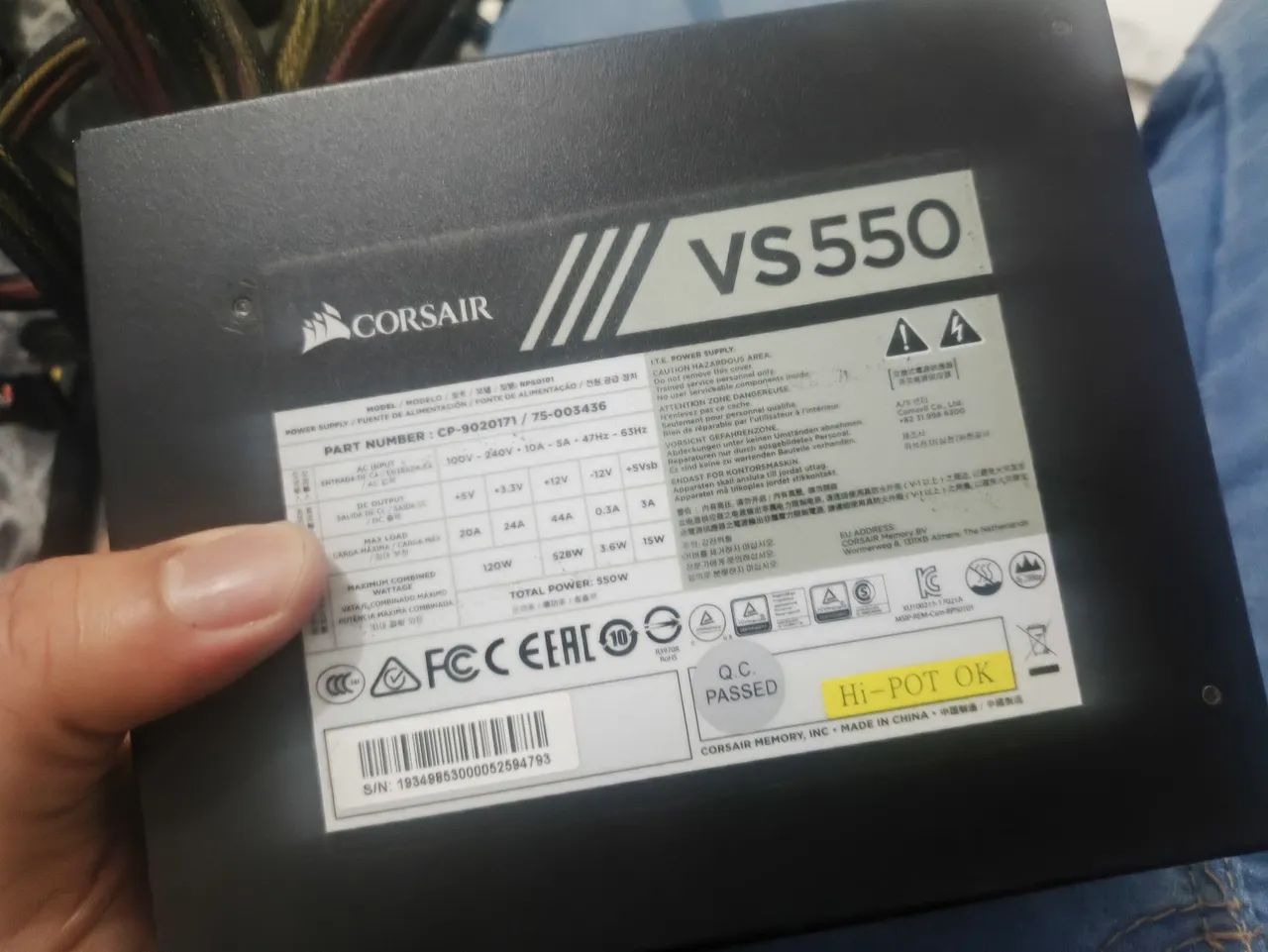 Fonte Corsair 550W - Foto 3