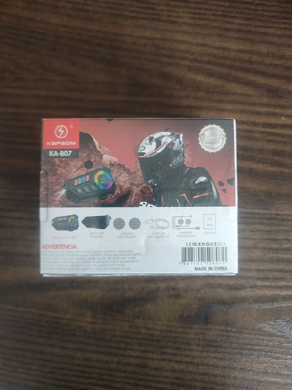 Kab07 microfone capacete 