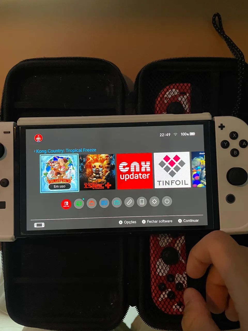 Nintendo Switch Oled desbloqueado - Foto 5