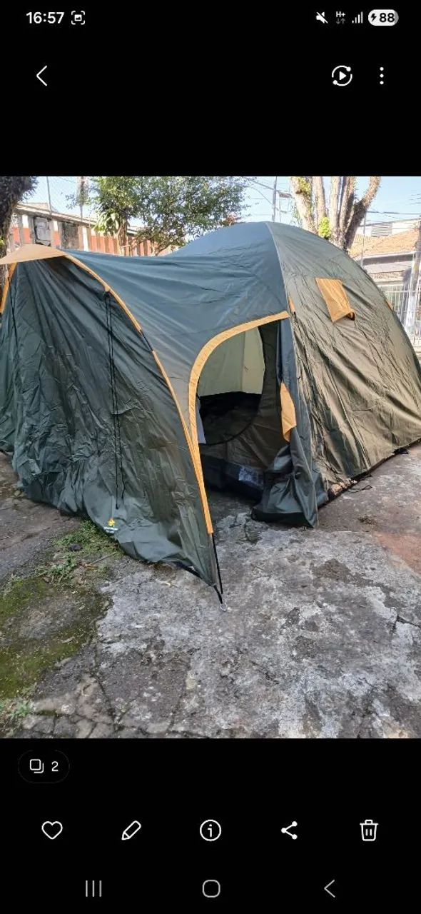 Barraca de acampar, 4 pessoas - Foto 2